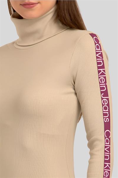 Calvin Klein Kadın Elbise Bej