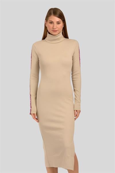 Calvin Klein Kadın Elbise Bej