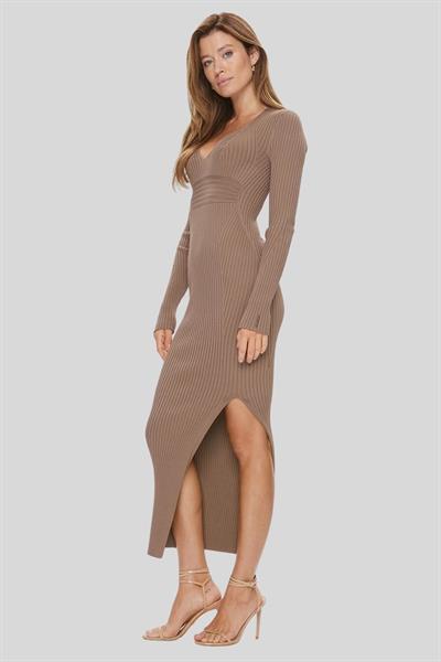 Calvin Klein Kadın Elbise Bej