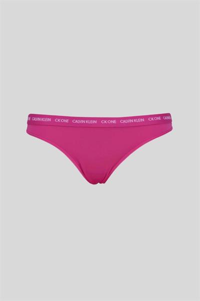 Calvin Klein Kadın  İmzalı 2 li Tanga Külot Pembe