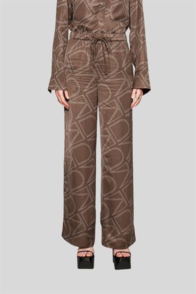 Calvin Klein Kadın Klasik Pantolon Kahverengi