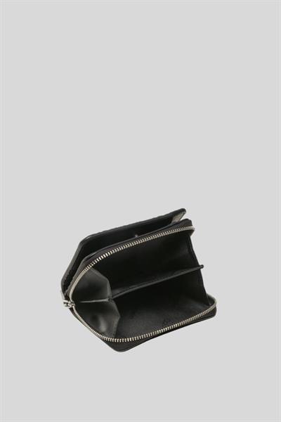 Calvin Klein Kadın Logolu Fermuarlı Cüzdan Siyah