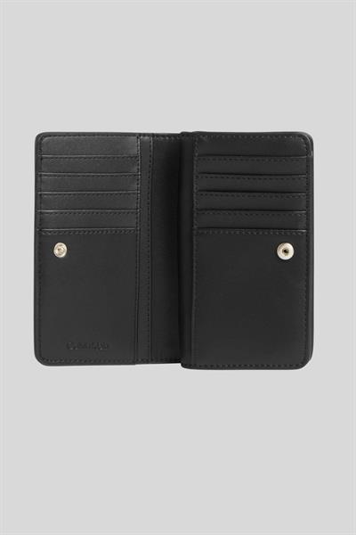 Calvin Klein Kadın Logolu Fermuarlı Cüzdan Siyah