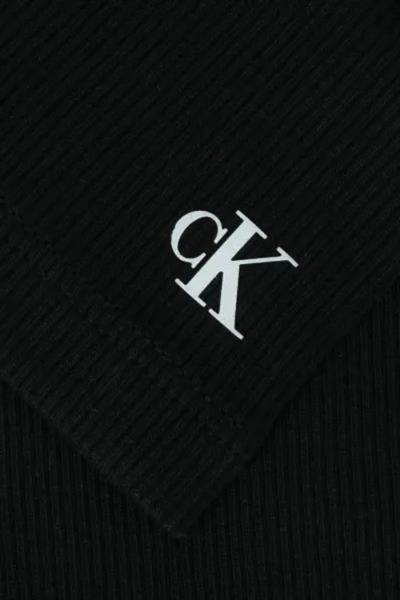 Calvin Klein Kadın Normal Kesim Kazak Siyah