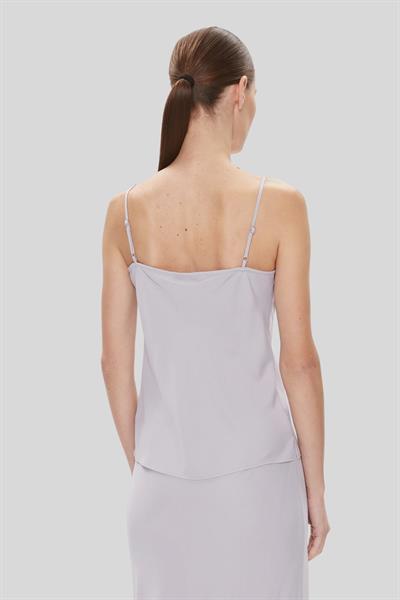 Calvin Klein Kadın Regular Fit Askılı Bluz Mor