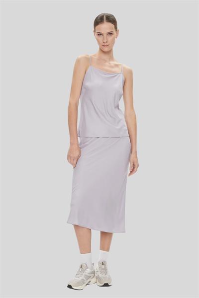 Calvin Klein Kadın Regular Fit Askılı Bluz Mor