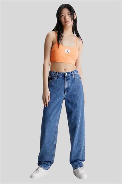 Calvin Klein Kadın Slim Fit Askılı Body Turuncu