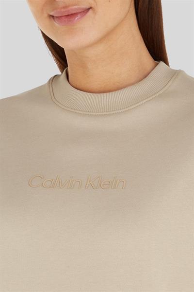 Calvin Klein Kadın Sweatshırt Bej