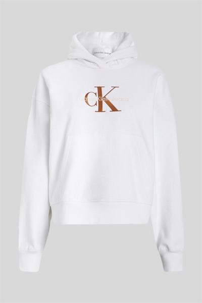 Calvin Klein Kadın Sweatshırt Beyaz