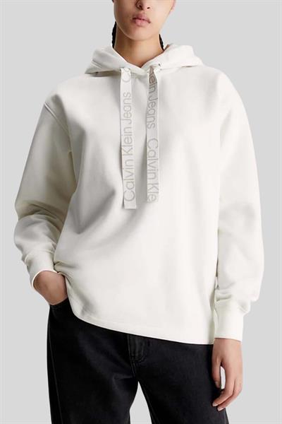 Calvin Klein Kadın Sweatshırt Beyaz