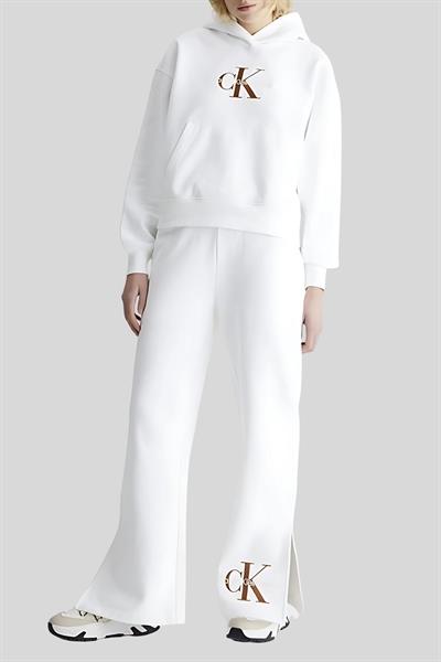 Calvin Klein Kadın Sweatshırt Beyaz