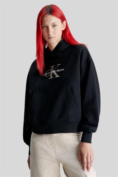 Calvin Klein Kadın Sweatshırt Siyah