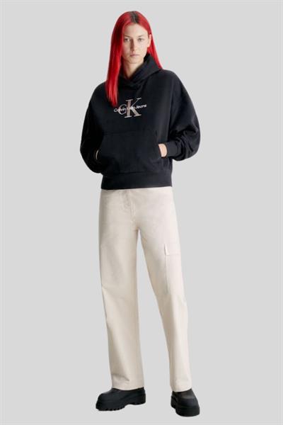 Calvin Klein Kadın Sweatshırt Siyah
