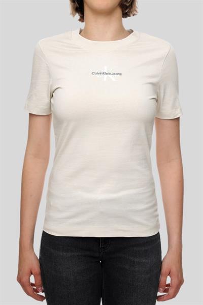 Calvın Klein Kadın T-shırt BEIGE