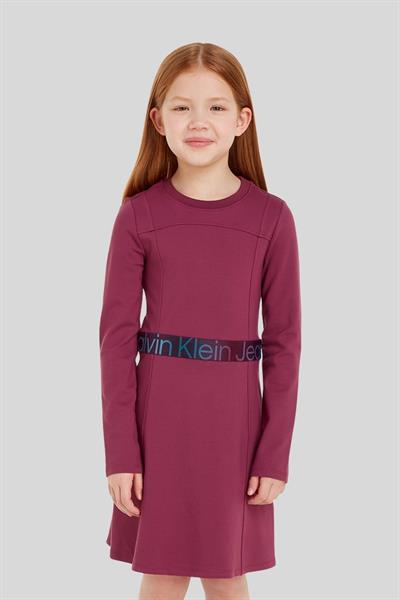 Calvin Klein Kız Çocuk Elbise Mor