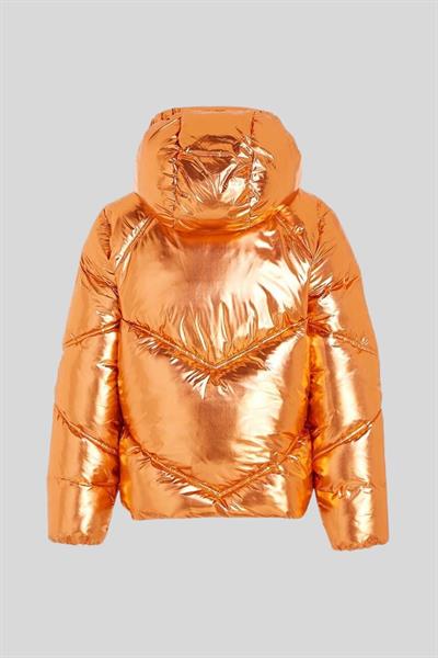 Calvin Klein Kız Çocuk Regular Fit Kışlık Ceket Turuncu