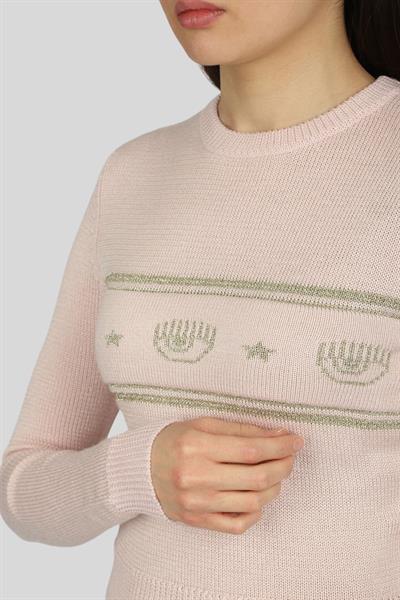 Chıara Ferragni Kadın Kazak Pembe