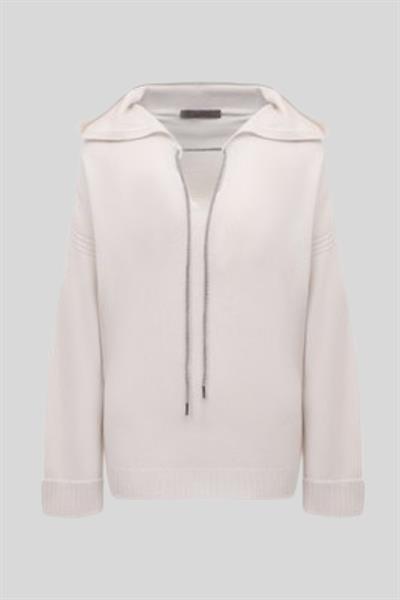 D.Exterior Kadın Sweatshirt Beyaz