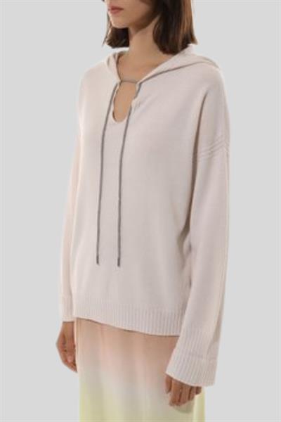 D.Exterior Kadın Sweatshirt Beyaz