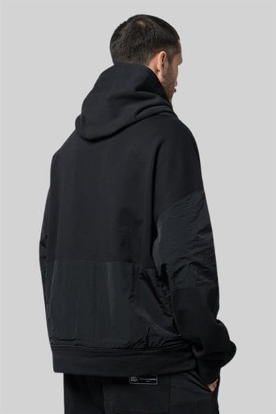 Dolce&Gabbana Erkek Kapşonlu Sweatshirt Siyah