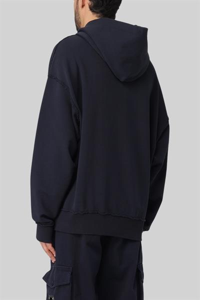 Dolce&Gabbana Erkek Kapşonlu Sweatshirt Siyah