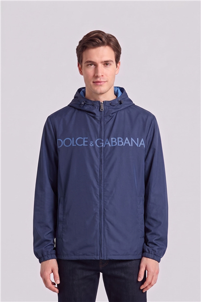 Dolce&Gabbana Erkek Parka Lacivert