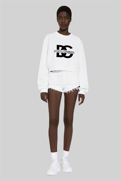 Dolce&Gabbana Kadın Sweatshirt Beyaz 0002