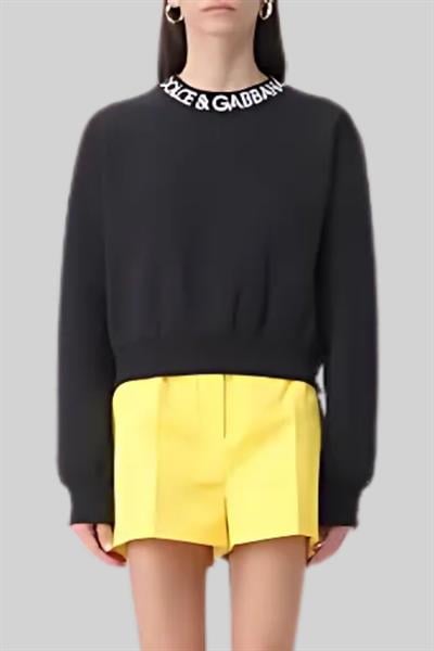 Dolce&Gabbana Kadın Sweatshirt Siyah