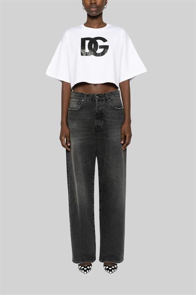 Dolce&Gabbana Kadın T-Shirt Siyah 005