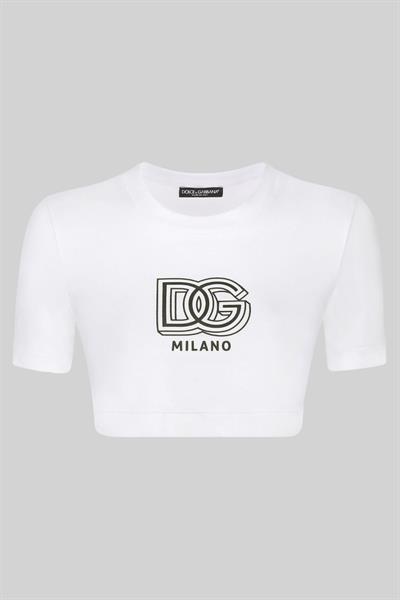 Dolce&Gabbana Kadın T-Shirt Siyah 005
