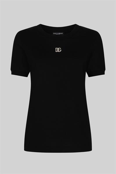 Dolce&Gabbana Kadın T-Shirt Siyah 01D