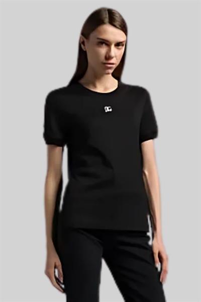 Dolce&Gabbana Kadın T-Shirt Siyah 01D