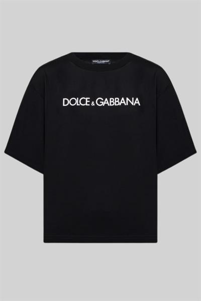 Dolce&Gabbana Kadın T-Shirt Siyah
