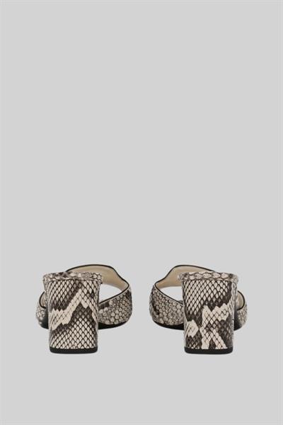 Dolce&Gabbana Kadın Topuklu Terlik Kahverengi