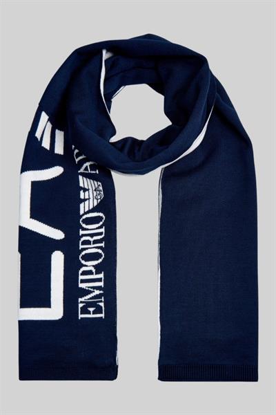 Emporio  Armani Erkek Atkı Lacivert