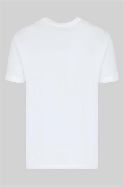 Emporio Armani Fermuarlı T-Shirt Beyaz