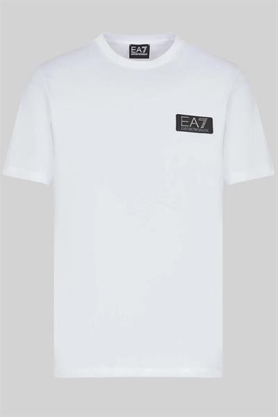 Emporio Armani Fermuarlı T-Shirt Beyaz