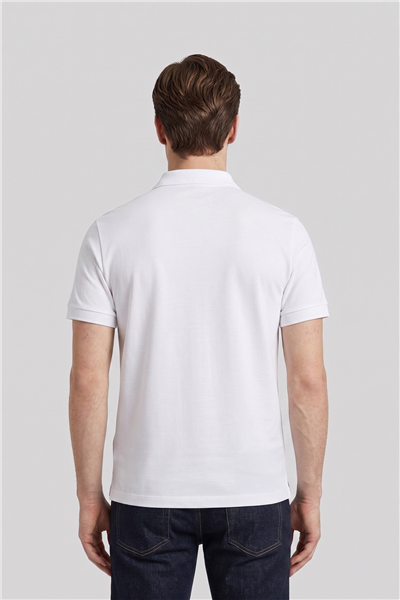 Emporio Armani Polo Yaka T-Shirt Beyaz