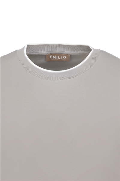 Erkek Bisiklet Yaka T-Shirt 1 Renk