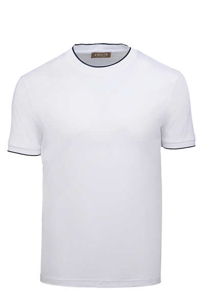 Erkek Bisiklet Yaka T-Shirt 1 Renk