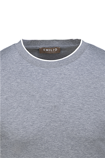 Erkek Bisiklet Yaka T-Shirt 1 Renk