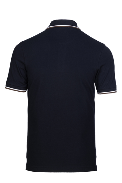 Erkek Çift Çizgili Kol Bantlı Polo Yaka T-Shirt
