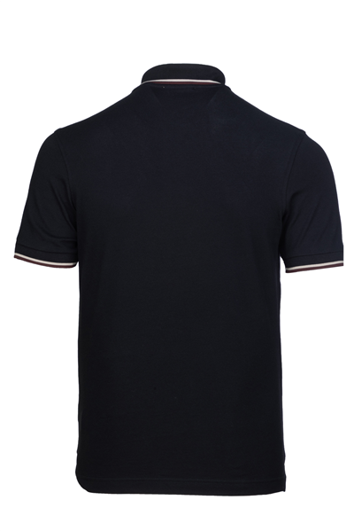 Erkek Çift Çizgili Kol Bantlı Polo Yaka T-Shirt
