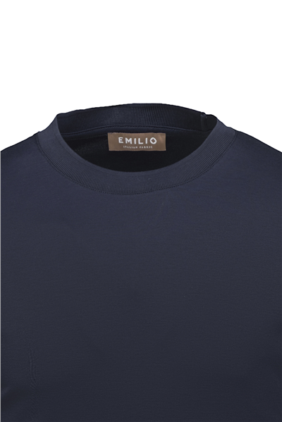Erkek kol Bantlı Bisiklet Yaka T-Shirt