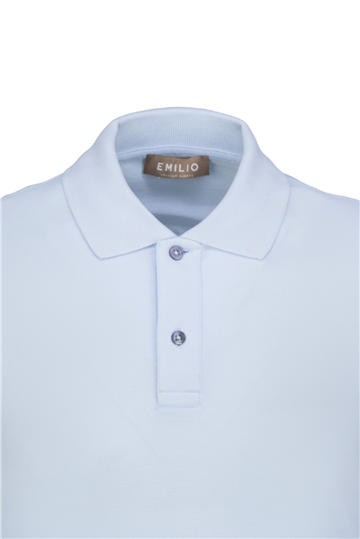 Erkek Kol Bantlı Boncuk İşleme Polo Yaka Erkek T-Shirt