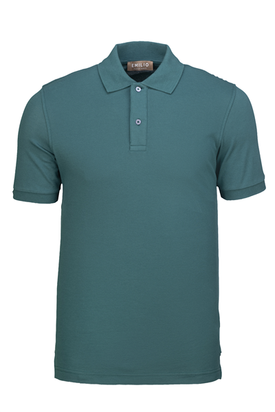 Erkek Kol Bantlı Boncuk İşleme Polo Yaka Erkek T-Shirt