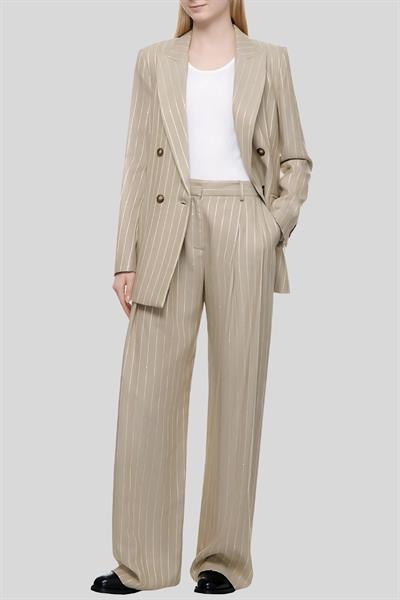 Ermanno Firenze Kadın Blazer Ceket Bej
