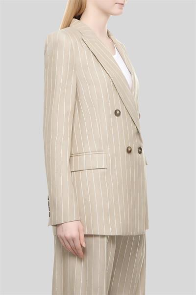 Ermanno Firenze Kadın Blazer Ceket Bej