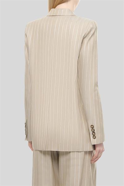 Ermanno Firenze Kadın Blazer Ceket Bej