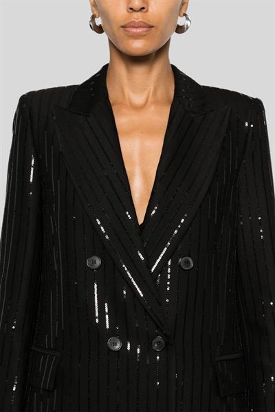 Ermanno Firenze Kadın Blazer Ceket Siyah